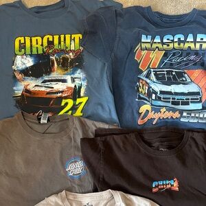 Hollister Kids Tee , PAC sun tees- Black blue gray tan